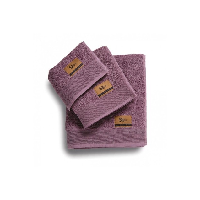 Πετσέτα Προσώπου Sb Home Elegante Lilac 50x100 Πετσέτα Προσώπου Sb Home Elegante Lilac 50x100