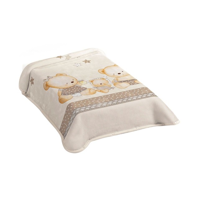 Κουβερτουλα Ισπανίας Λικνου 80Χ90 Belpla Ster 663 - Beige Κουβερτουλα Ισπανίας Λικνου 80Χ90 Belpla Ster 663 - Beige