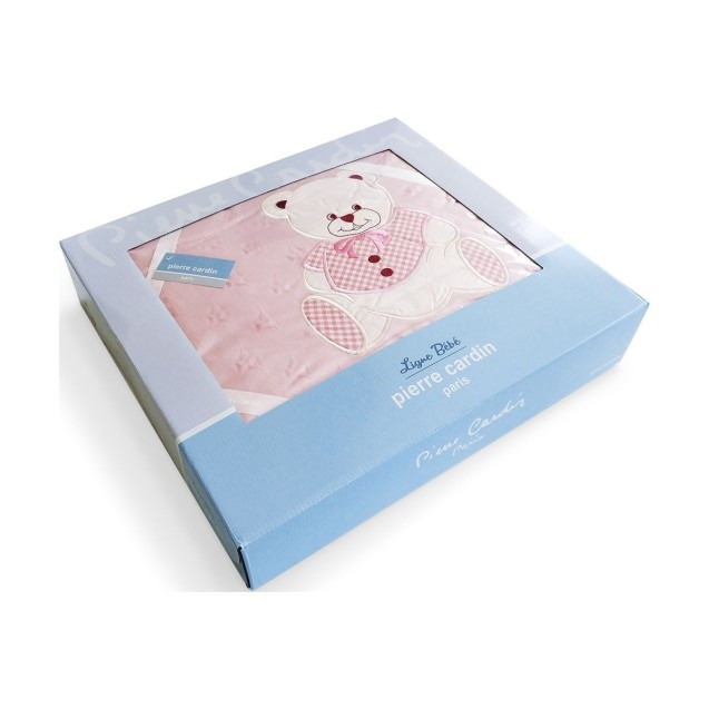 Κουβέρτα Κουνιας 110X140 Fleece/Sherpa Κουνιας Pierre Cardin Teddy Pink Κουβέρτα Κουνιας 110X140 Fleece/Sherpa Κουνιας Pierre Cardin Teddy Pink