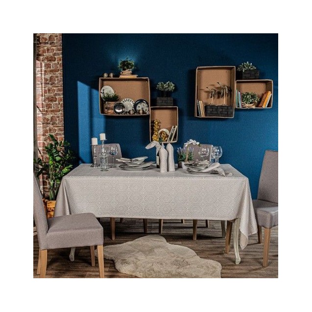 Τραπεζομάντηλο Teoran Roussilon - 160x320cm + 12 πετσέτες Τραπεζομάντηλο Teoran Roussilon - 160x320cm + 12 πετσέτες