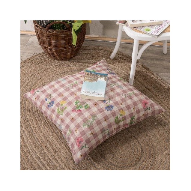 Μαξιλάρι Διακόσμησης Teoran Parrillia 06 - 65x65cm δαπέδου με γέμιση Μαξιλάρι Διακόσμησης Teoran Parrillia 06 - 65x65cm δαπέδου με γέμιση