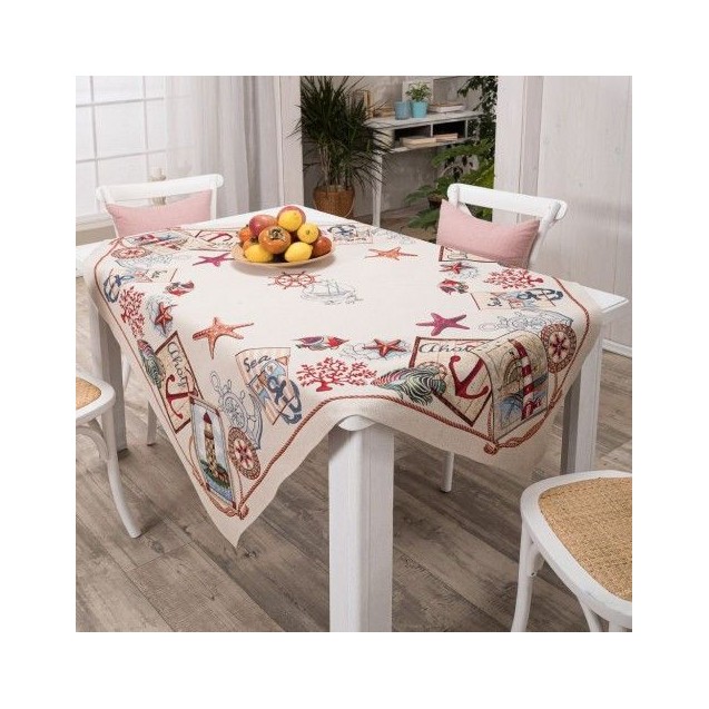 Τραπεζομάντηλο Teoran Cadiz - 140x140cm Τραπεζομάντηλο Teoran Cadiz - 140x140cm
