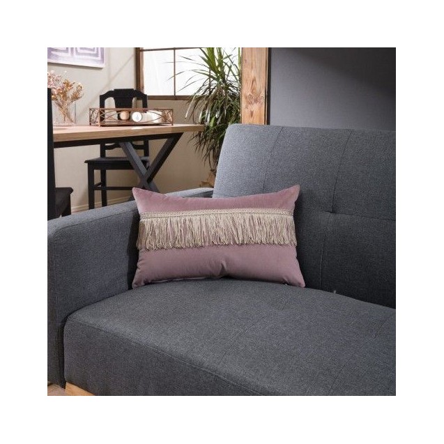Μαξιλάρι Διακόσμησης Teoran Velvet 12 Με Κρόσι - 30x50cm με γέμιση Μαξιλάρι Διακόσμησης Teoran Velvet 12 Με Κρόσι - 30x50cm με γέμιση