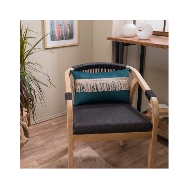 Μαξιλάρι Διακόσμησης Teoran Velvet 13 Με Κρόσι - 45x45cm με γέμιση Μαξιλάρι Διακόσμησης Teoran Velvet 13 Με Κρόσι - 45x45cm με γέμιση