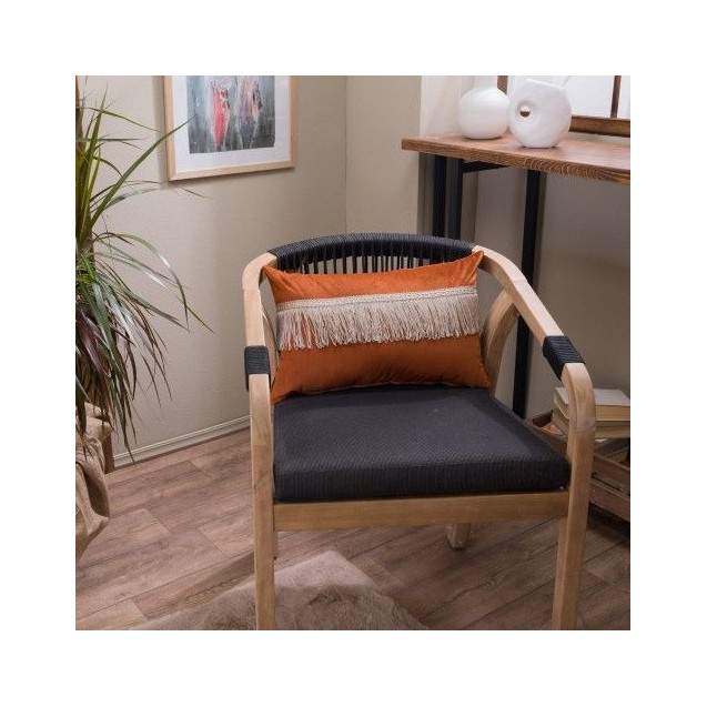 Μαξιλαροθήκη Διακόσμησης Teoran Velvet 05 Με Κρόσι - 45x45cm Μαξιλαροθήκη Διακόσμησης Teoran Velvet 05 Με Κρόσι - 45x45cm