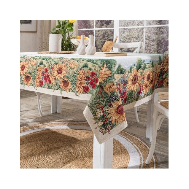 Τραπεζομάντηλο Teoran Sunflower - 140x180cm Τραπεζομάντηλο Teoran Sunflower - 140x180cm