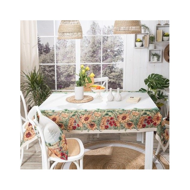 Τραπεζομάντηλο Teoran Sunflower - 140x180cm Τραπεζομάντηλο Teoran Sunflower - 140x180cm
