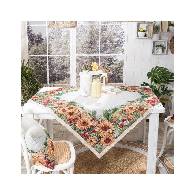 Τραπεζομάντηλο Teoran Sunflower - 140x180cm Τραπεζομάντηλο Teoran Sunflower - 140x180cm