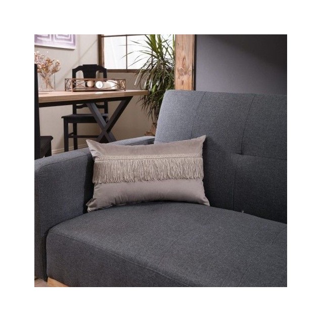 Μαξιλάρι Διακόσμησης Teoran Velvet 07 Με Κρόσι - 30x50cm με γέμιση Μαξιλάρι Διακόσμησης Teoran Velvet 07 Με Κρόσι - 30x50cm με γέμιση