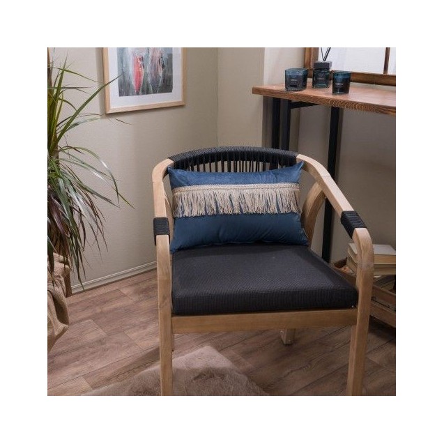 Μαξιλαροθήκη Διακόσμησης Teoran Velvet 04 Με Κρόσι - 45x45cm Μαξιλαροθήκη Διακόσμησης Teoran Velvet 04 Με Κρόσι - 45x45cm