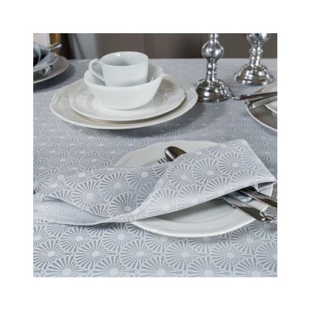 Τραπεζομάντηλο Teoran Montresor - 160x250cm + 12 πετσέτες Τραπεζομάντηλο Teoran Montresor - 160x250cm + 12 πετσέτες