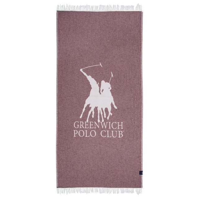 Πετσέτα Θαλάσσης Greenwich Polo Club 85x170 3906 Ιβουάρ- Μπορντό Πετσέτα Θαλάσσης Greenwich Polo Club 85x170 3906 Ιβουάρ- Μπορντό