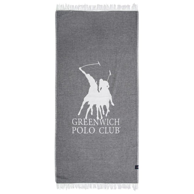 Πετσέτα Θαλάσσης Greenwich Polo Club 85x170 3903 Γκρι- Ιβουάρ Πετσέτα Θαλάσσης Greenwich Polo Club 85x170 3903 Γκρι- Ιβουάρ