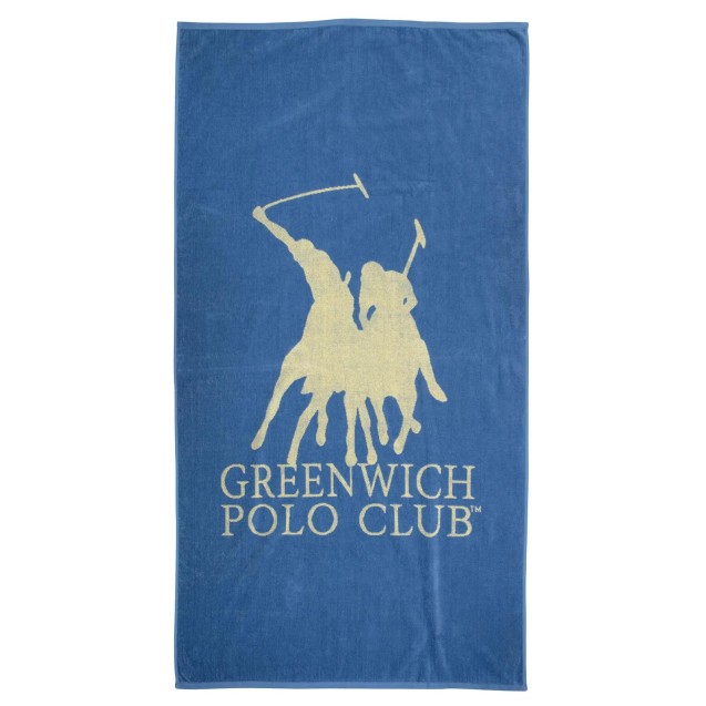 Πετσέτα Θαλάσσης Greenwich Polo Club 90x170 3851 Κίτρινο- Μπλε Πετσέτα Θαλάσσης Greenwich Polo Club 90x170 3851 Κίτρινο- Μπλε
