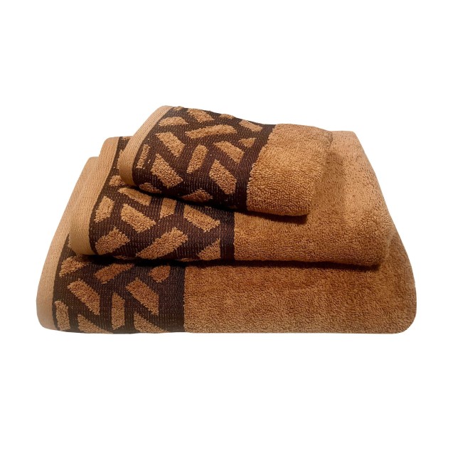 Πετσέτα Le Blanc Πεννιέ Ζακάρ 550gr/m2 MYKONOS Beige Σώματος 70x140 Πετσέτα Le Blanc Πεννιέ Ζακάρ 550gr/m2 MYKONOS Beige Σώματος 70x140