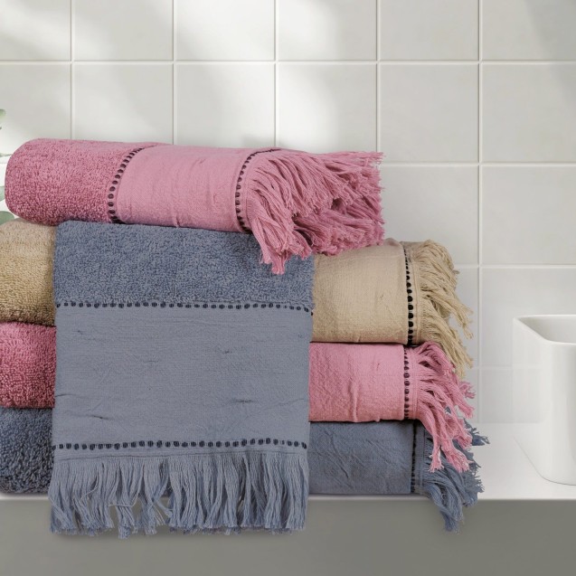 Σετ Πετσέτες 3 Τεμαχίων Das Home Daily 0699 Λιλά Σετ Πετσέτες 3 Τεμαχίων Das Home Daily 0699 Λιλά