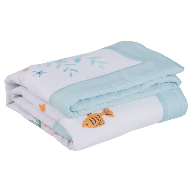 Κουβερλί Das Baby Fun 4876 Λιλά- Μέντα- Ροζ 110x150 Κουβερλί Das Baby Fun 4876 Λιλά- Μέντα- Ροζ 110x150