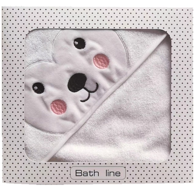 Βρεφική Κάπα Das Baby Smile Embroidery 4888 Λευκό 80x80 Βρεφική Κάπα Das Baby Smile Embroidery 4888 Λευκό 80x80