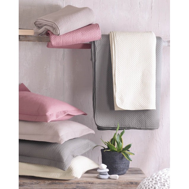 Σετ Κουβερλί Ημίδιπλο 2 Τεμαχίων Rythmos Allure Εκρου 160x240 Σετ Κουβερλί Ημίδιπλο 2 Τεμαχίων Rythmos Allure Εκρου 160x240
