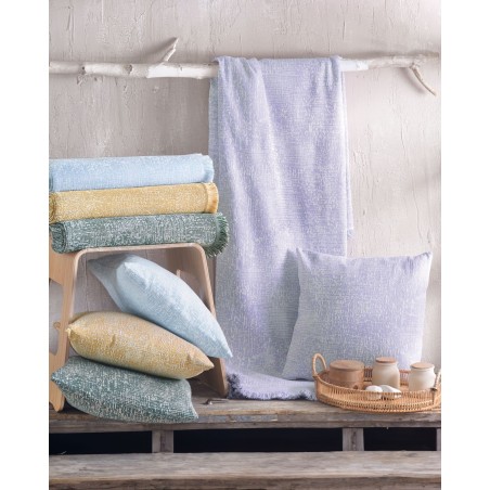 Μαξιλαροθήκη Διακόσμησης Rythmos Canda Λιλα 40x40