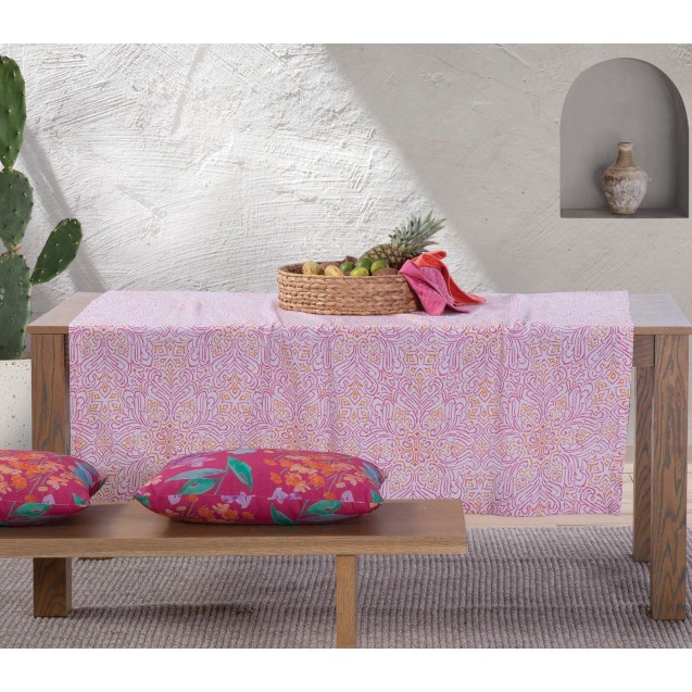 Τραπεζομάντηλο Nef-Nef Roman 140x180 Fuchsia Τραπεζομάντηλο Nef-Nef Roman 140x180 Fuchsia