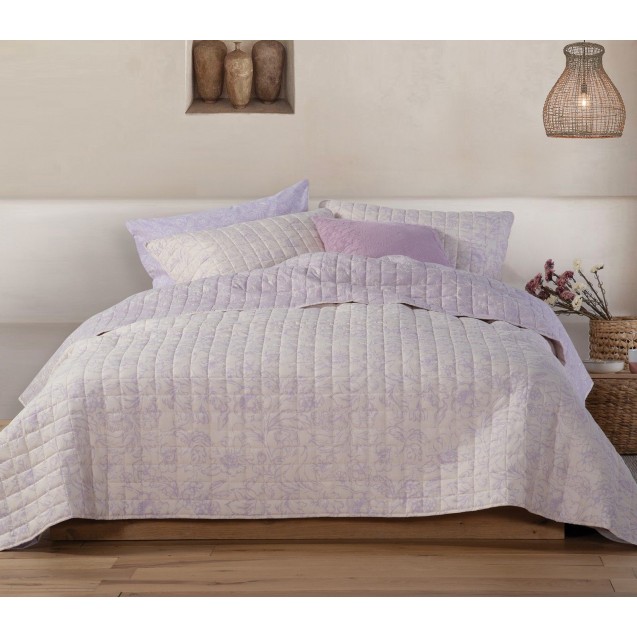 Κουβερλί Μονό Nef-Nef Garnet 180x240 Mauve Κουβερλί Μονό Nef-Nef Garnet 180x240 Mauve
