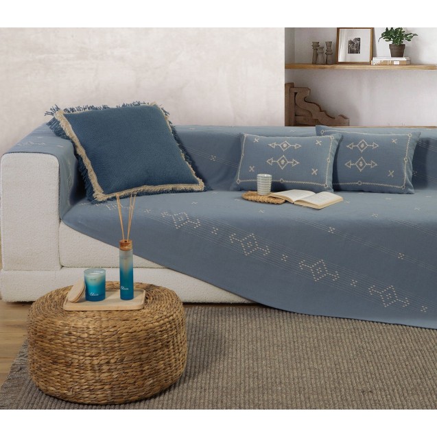 Ριχτάρι Τετραθέσιου Nef-Nef Figerald 180x350 Blue Ριχτάρι Τετραθέσιου Nef-Nef Figerald 180x350 Blue