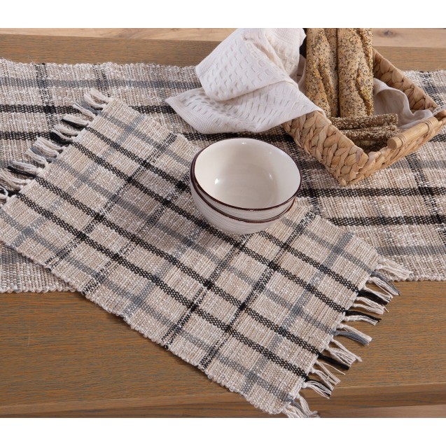 Runner Nef-Nef Karion 45x140 Beige/Grey Runner Nef-Nef Karion 45x140 Beige/Grey