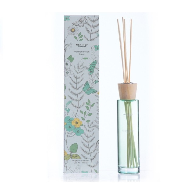 Αρωματικό Χώρου Nef-Nef Me Στικς Mediterranean 200ml Green Αρωματικό Χώρου Nef-Nef Me Στικς Mediterranean 200ml Green