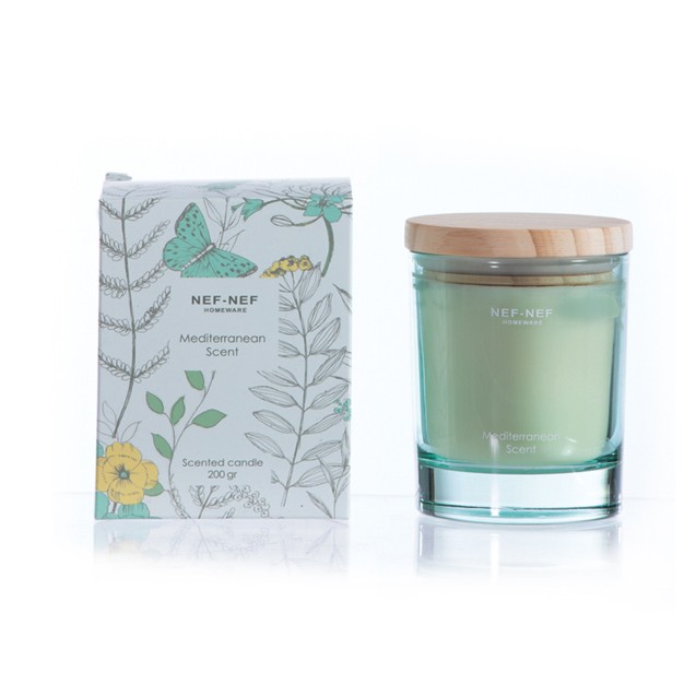 Αρωματικό Κερί Nef-Nef Mediterranean 200gr Green Αρωματικό Κερί Nef-Nef Mediterranean 200gr Green