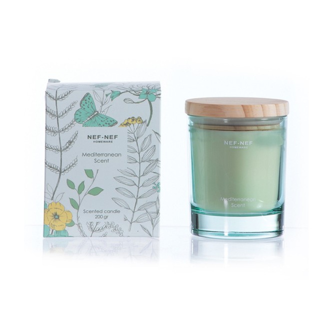Αρωματικό Κερί Nef-Nef Mediterranean 200gr Green Αρωματικό Κερί Nef-Nef Mediterranean 200gr Green
