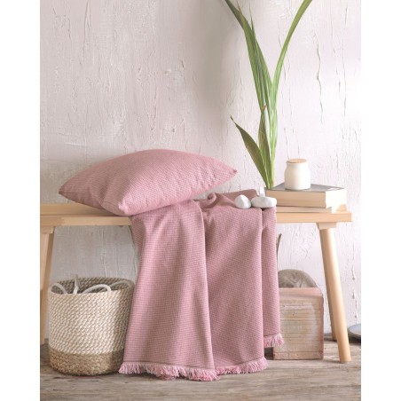 Μαξιλαροθήκη Διακόσμησης Rythmos Silvana Σαπιο Μηλο 40x40