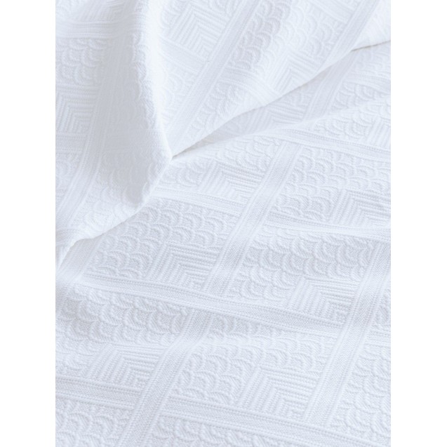 Κουβέρτα Palamaiki 250x260 Carla White Κουβέρτα Palamaiki 250x260 Carla White