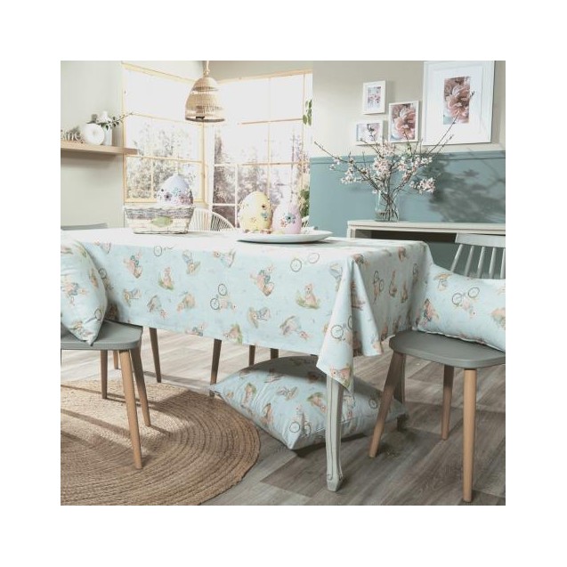 Τραπεζομάντηλο Teoran Pastel - 135x135cm Τραπεζομάντηλο Teoran Pastel - 135x135cm