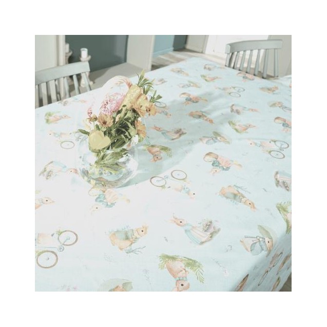 Τραπεζομάντηλο Teoran Pastel - 135x135cm Τραπεζομάντηλο Teoran Pastel - 135x135cm