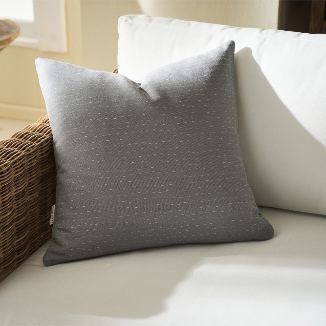 Μαξιλαροθήκη Gofis Home Rukia Sky Grey /Water Grey 269 50x50 Μαξιλαροθήκη Gofis Home Rukia Sky Grey /Water Grey 269 50x50