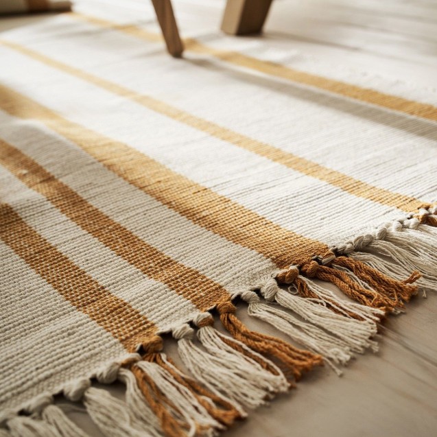 Χαλί Gofis Home Harlow Rattan Yellow 312 70x140 Χαλί Gofis Home Harlow Rattan Yellow 312 70x140
