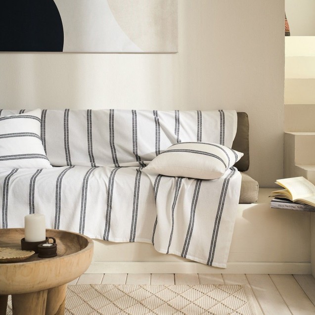 Ριχτάρι Τριθέσιου Gofis Home Rathma Pure White/Graphite Black 375 180x310 Ριχτάρι Τριθέσιου Gofis Home Rathma Pure White/Graphite Black 375 180x310