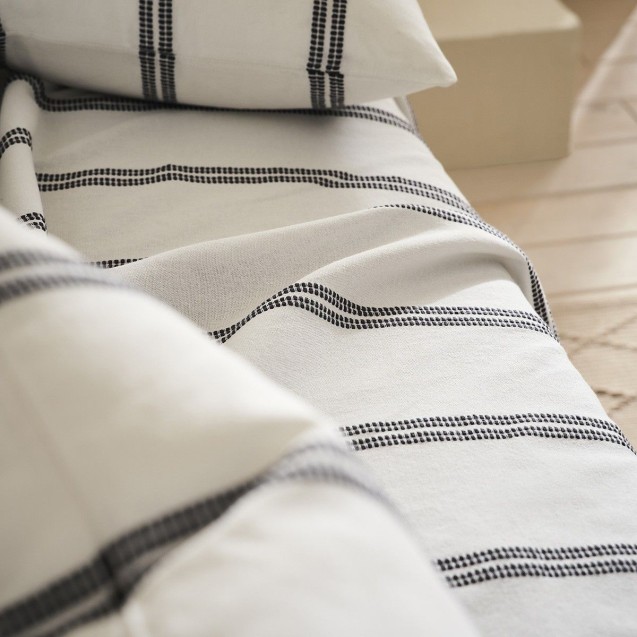 Ριχτάρι Τριθέσιου Gofis Home Rathma Pure White/Graphite Black 375 180x310 Ριχτάρι Τριθέσιου Gofis Home Rathma Pure White/Graphite Black 375 180x310