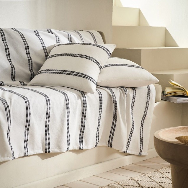 Ριχτάρι Τριθέσιου Gofis Home Rathma Pure White/Graphite Black 375 180x310 Ριχτάρι Τριθέσιου Gofis Home Rathma Pure White/Graphite Black 375 180x310