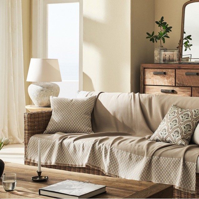 Ριχτάρι Τριθέσιου Gofis Home Seilah Natural Beige 515 180x310 Ριχτάρι Τριθέσιου Gofis Home Seilah Natural Beige 515 180x310