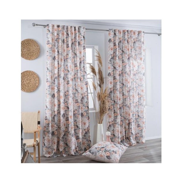 Κουρτίνα Teoran (Έτοιμη Ραμμένη) Novelda - 140x275cm Κουρτίνα Teoran (Έτοιμη Ραμμένη) Novelda - 140x275cm