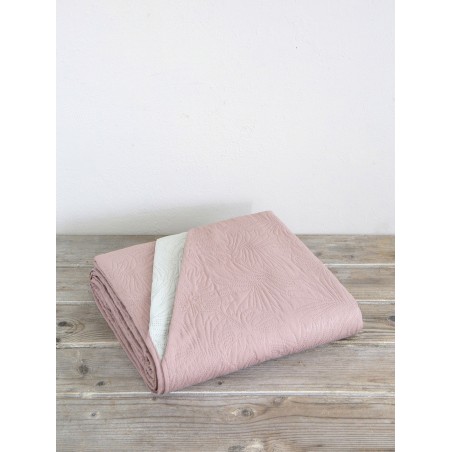 Κουβερλί King Size Nima 240x260 - Natara Light Beige / Rose Pink
