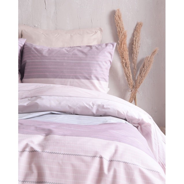 Σετ Σεντόνια King Size 4 Τεμαχίων Rythmos Chelsea Ροζ 260x280 Σετ Σεντόνια King Size 4 Τεμαχίων Rythmos Chelsea Ροζ 260x280