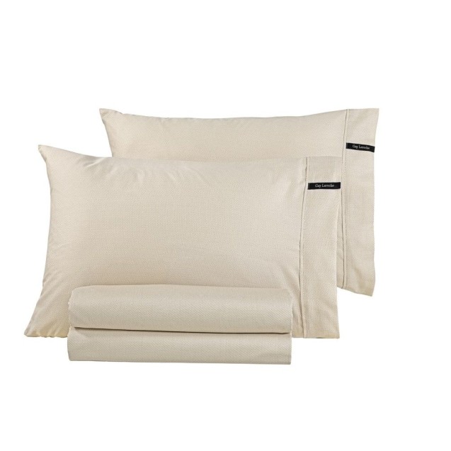 Σεντόνι Ημίδιπλο με Λάστιχο Guy Laroche Minimal Natural 120x200+35 Σεντόνι Ημίδιπλο με Λάστιχο Guy Laroche Minimal Natural 120x200+35