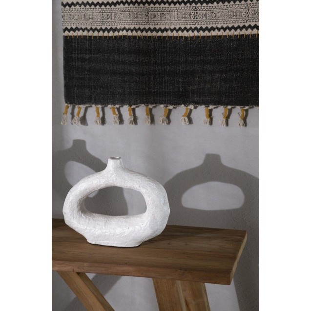 Διακοσμητικό Βάζο Minta White (34x7.5x26.5) Soulworks 0750002 Διακοσμητικό Βάζο Minta White (34x7.5x26.5) Soulworks 0750002