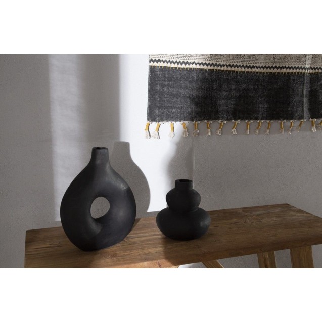 Διακοσμητικό Βάζο Paeon Black (20.5x19) Soulworks 0750004 Διακοσμητικό Βάζο Paeon Black (20.5x19) Soulworks 0750004