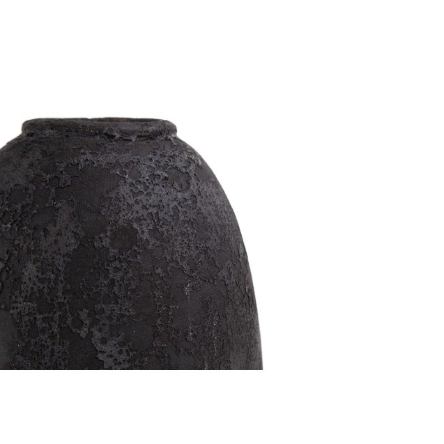 Κεραμικό Διακοσμητικό Βάζο Siso Nic Black Spot Gray Medium (24x24x36) Soulworks 0630059 Κεραμικό Διακοσμητικό Βάζο Siso Nic Black Spot Gray Medium (24x24x36) Soulworks 0630059