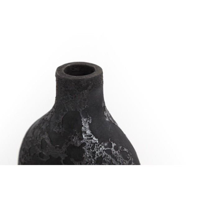 Κεραμικό Διακοσμητικό βάζο Siso Oki Black Spot Silver Medium (18x13x50) Soulworks 0630019 Κεραμικό Διακοσμητικό βάζο Siso Oki Black Spot Silver Medium (18x13x50) Soulworks 0630019