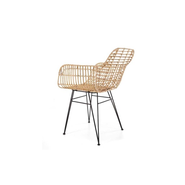 Καρέκλα Τραπεζαρίας με μπράτσα Marea Black legs (57x60x82) Soulworks 0300087 Καρέκλα Τραπεζαρίας με μπράτσα Marea Black legs (57x60x82) Soulworks 0300087